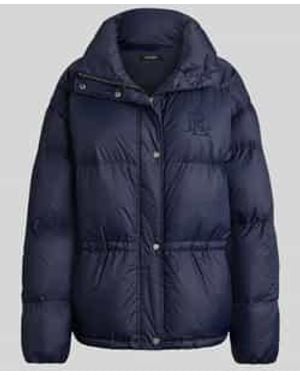 Ralph Lauren Lange Gewatteerde Jassen - Blauw