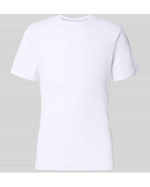 Only & Sons Regular Fit T-Shirt aus Baumwoll-Mix Modell 'TANNER' - Weiß