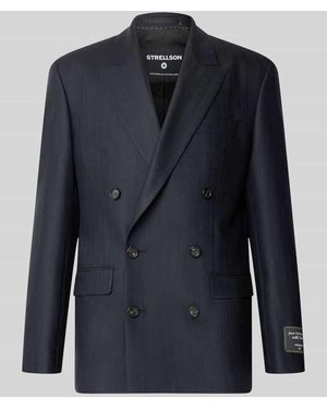 Strellson Regular Fit Sakko aus reiner Baumwolle Modell 'Ashton5' - Blau