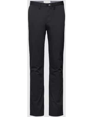 GANT Slim Fit Chino Mit Eingrifftaschen Modell 'Twill' - Blau