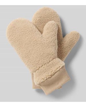 Opus Handschuhe aus Teddyfell Modell 'Akadie' - Weiß