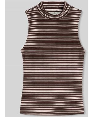 Tom Tailor Slim Fit Blusentop aus Viskose-Mix - Mehrfarbig
