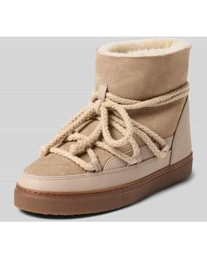 Inuikii Snow Boots mit Label-Stitching Modell 'CLASSIC' - Natur