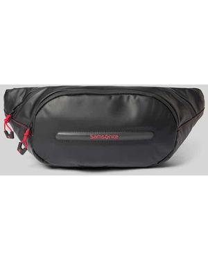 Samsonite Bauchtasche mit Logo-Detail Modell 'diver' - Grau