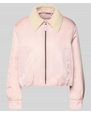Luisa Cerano Daunenjacke mit Eingrifftaschen - Pink
