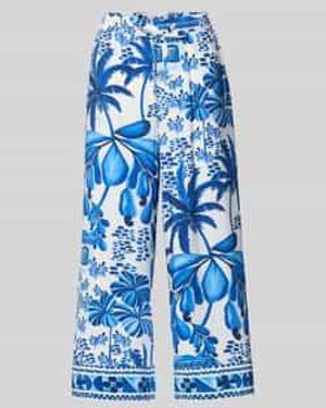 Christian Berg Women Culotte Van Viscosemix Met Elastische Band - Blauw