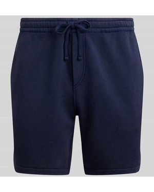 Polo Ralph Lauren Regular Fit Sweatshorts aus Baumwoll-Mix - Blau