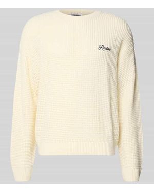 Review Strickpullover mit Rundhalsausschnitt - Natur