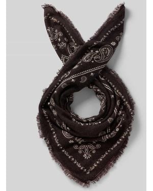 Smith & Soul Schal aus Woll-Kaschmir-Mix mit Paisley-Muster - Schwarz