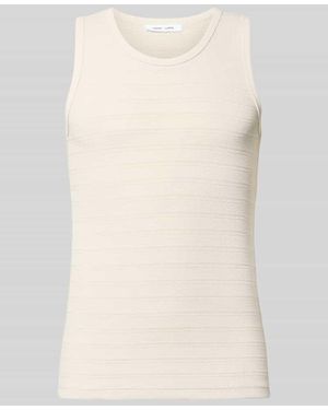 Samsøe & Samsøe Tanktop mit Strukturmuster Modell 'lars' - Natur