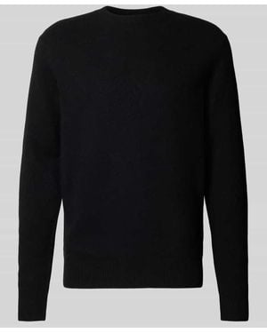 ANNARR Pullover aus Merinowolle Modell 'RAGI' - Schwarz