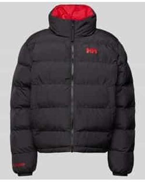 Helly Hansen Gewatteerd Jack Met Labelprint - Zwart