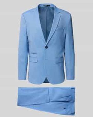 SELECTED Slim Fit Pak Bestaande Uit Een 2-knoops Colbert En Pantalon - Blauw
