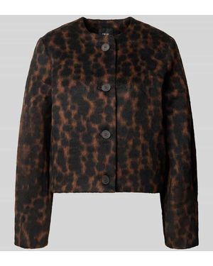Zero Regular Fit Blazer mit Viskose-Anteil - Schwarz