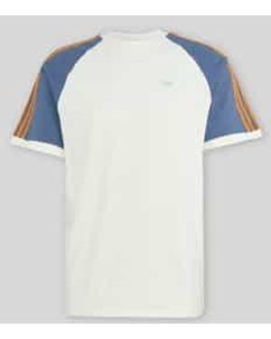 adidas Originals Loose Fit T-Shirt Van Puur Katoen Model 'Cali' - Wit
