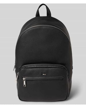 BOSS Rucksack Mit Label-Prägung Modell 'Ray' - Schwarz