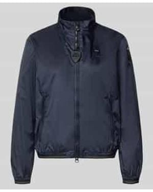 Blauer Usa Jack Met Tweewegritssluiting Model 'Annabel' - Blauw