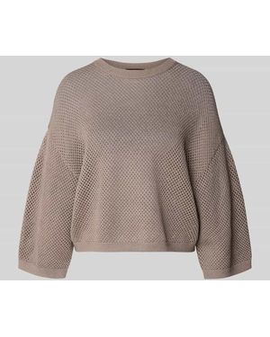 Windsor. Pullover aus Viskose-Mix mit Ballonärmeln - Natur