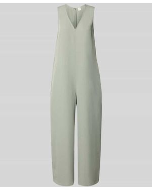 Calvin Klein Jumpsuit mit V-Ausschnitt - Grün