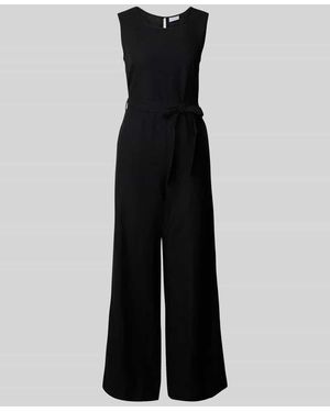 Vila Jumpsuit Mit Rückseitigem Schlüsselloch-Ausschnitt - Schwarz