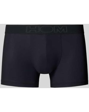 Hom Boxershorts mit elastischem Logo-Bund im 3er-Pack - Blau