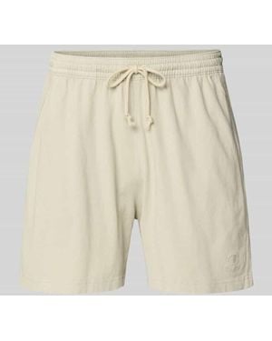 Champion Regular Fit Shorts mit Label-Stitching - Natur