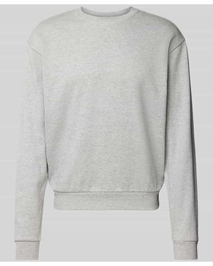 Review Sweatshirt Mit Rundhalsausschnitt - Grau