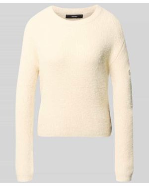 Vero Moda Pullover mit weicher Strukturoptik - Natur