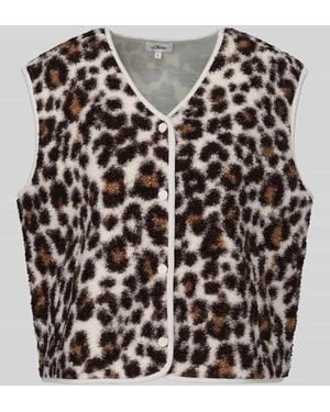 S.oliver Weste mit weichem Fleece-Innenfutter - Grau