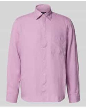 Marc O' Polo Regular Fit Vrijetijdsoverhemd Van Puur Linnen - Roze