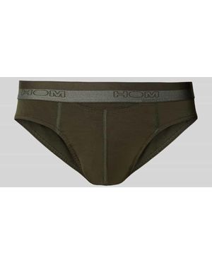Hom Slip mit elastischem Logo-Bund - Natur