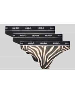 HUGO String Van Katoenmix - Metallic