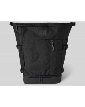 Strellson Rucksack mit Strukturmuster Modell 'sebastian' - Schwarz
