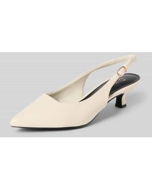Marco Tozzi Pumps mit offener Ferse - Natur