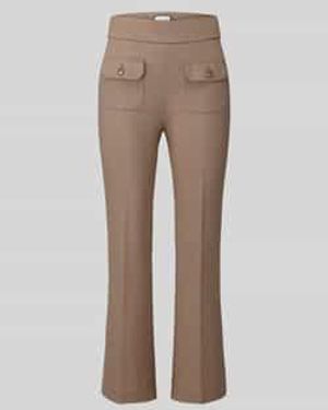 Seductive Flared Broeken - Naturel