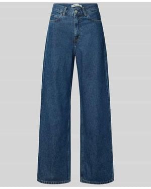 Carhartt Wide Fit Jeans im 5-Pocket-Design Modell 'Jane' - Blau