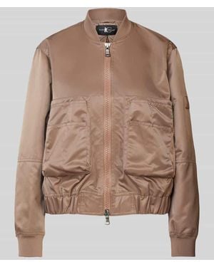 Luisa Cerano Jacke Mit Aufgesetzten Taschen - Braun