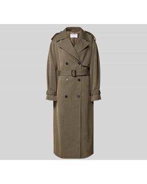 Filippa K Trenchcoat mit Reverskragen - Grün