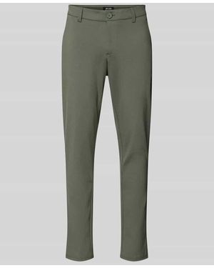 Only & Sons Tapered Fit Stoffhose Mit Gesäßtaschen Modell 'Mark' - Grün