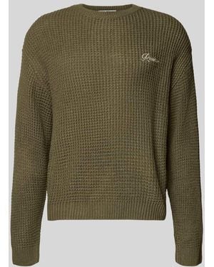 Review Strickpullover mit Rundhalsausschnitt - Grün