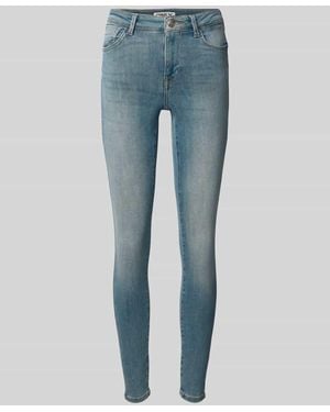 ONLY Skinny Fit Jeans aus Baumwoll-Mix Modell 'POWER' - Blau
