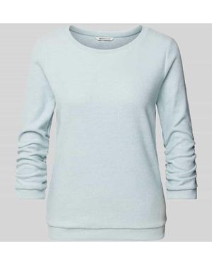 Tom Tailor Regular Fit Strickpullover Mit Baumwolle - Blau