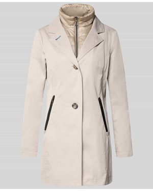 GIL BRET Kurzmantel mit heraustrennbarem Westeneinsatz - Natur