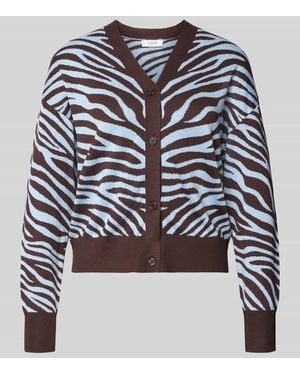 B.Young Strickjacke aus Viskose-Mix Modell 'MORLA' - Blau