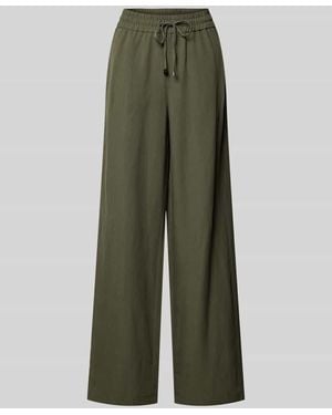 SteHmann Leinenhose mit elastischem Bund Modell 'Roma' - Grün