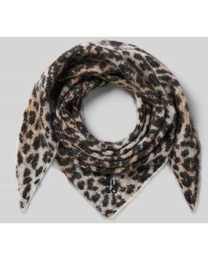 HUGO Schal mit Woll-Alpaka-Anteil Modell 'Samidia_Scarf' - Mettallic