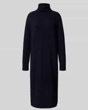 GANT Gebreid Jurk Met Kasjmier En Col - Blauw