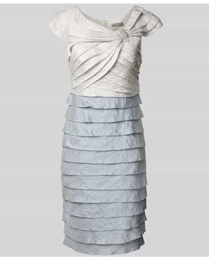Christian Berg Cocktail Cocktailkleid mit Label-Detail - Blau