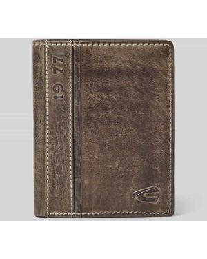 Camel Active Geldbörse aus glattem Rinderleder mit diversen Fächern - Braun