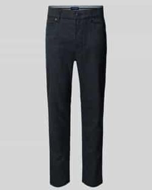 Christian Berg Men Stoffen Broek Met 5-pocketmodel - Blauw